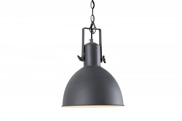 B-Závěsná lampa Factory II 40cm šedá bílá/ 36851B