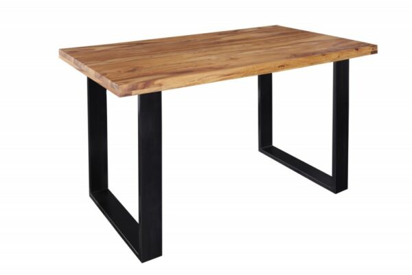 Jídelní stůl Iron Craft 120cm Sheeshamové dřevo 45mm