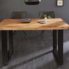 Jídelní stůl Iron Craft 140cm Sheeshamové dřevo 45mm
