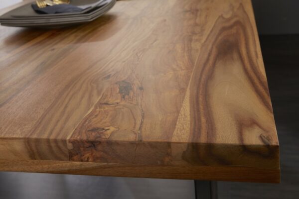 Jídelní stůl Iron Craft 200cm Sheeshamové dřevo 45mm