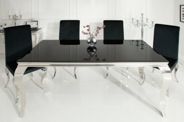 Jídelní stůl Modern Barock 180cm černá