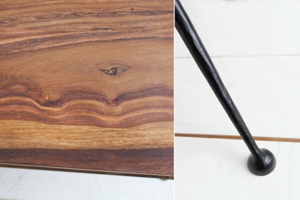 Konferenční stolek Alpha 100cm Sheeshamové dřevo