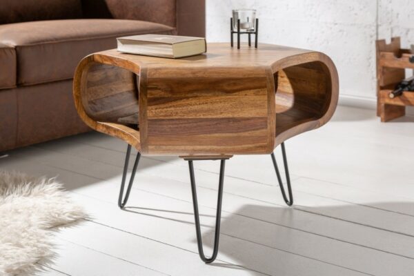 Konferenční stolek Organic Living 60cm Sheeshamové dřevo