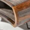 Konferenční stolek Organic Living 70cm Sheeshamové dřevo šedá