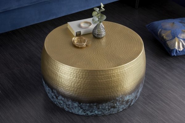 Konferenční stolek Orient III 60cm zlatá geflammt