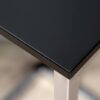 Konferenční stolek Simply 60cm černá stříbrná