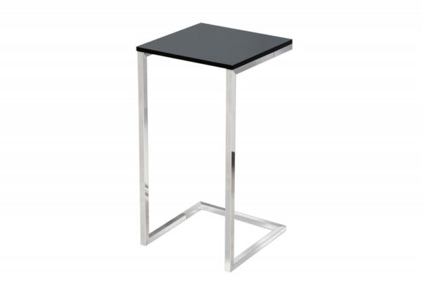 Konferenční stolek Simply 60cm černá stříbrná