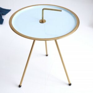 Konferenční stolek SimplyClever 42cm tyrkysovázlatá