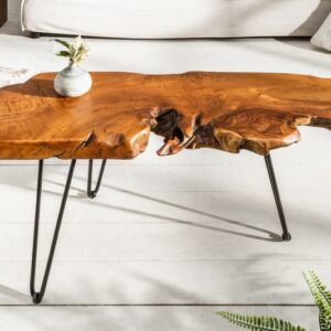 Konferenční stolek Wild 100cm Teakové dřevo