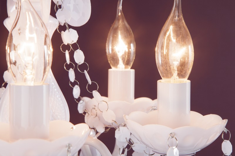 Lustr Diamonds "S" 5-ramenný bílá Lustr Diamonds "S" 5-ramenný bílá