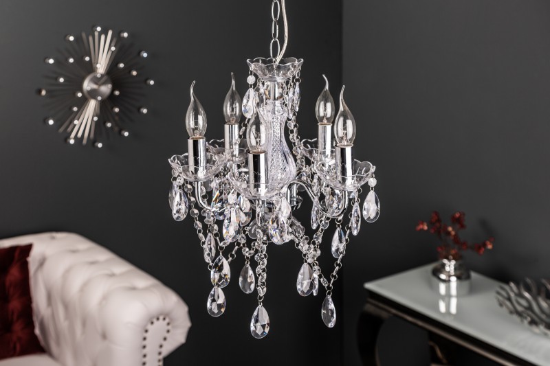 Lustr Diamonds "S" 5-ramenný chróm Lustr Diamonds "S" 5-ramenný chróm