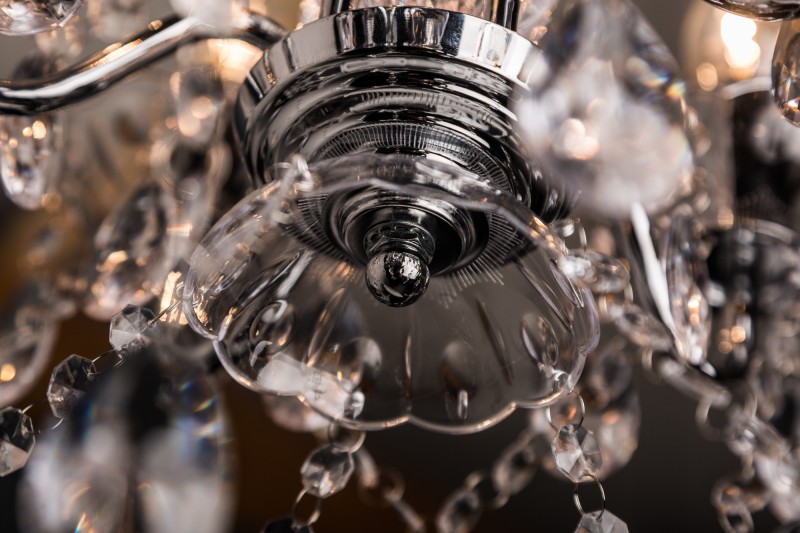 Lustr Diamonds "S" 5-ramenný chróm Lustr Diamonds "S" 5-ramenný chróm