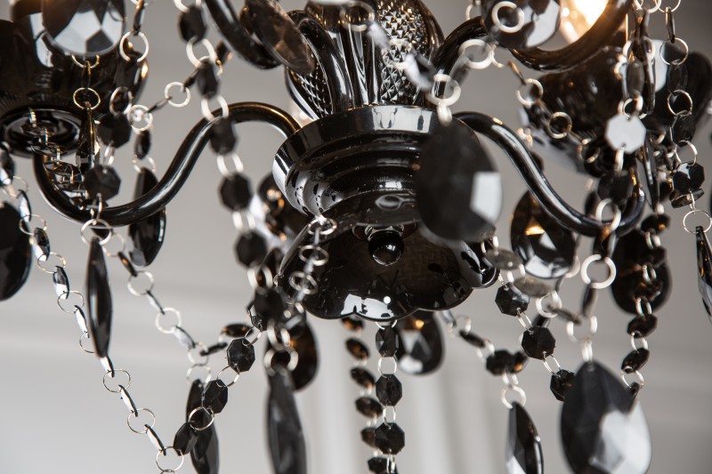 Lustr Diamonds "S" 5-ramenný černá Lustr Diamonds "S" 5-ramenný černá