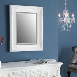 Nástěnné zrcadlo Speculum 55cm bílá