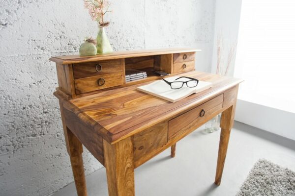 Psací stůl Hemingway 90cm Sheeshamové dřevo