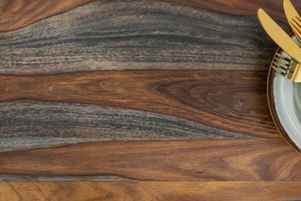 Příborník Relief 160cm Sheeshamové dřevo šedá