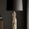 Stojanová lampa - Naplavené dřevo Rousilique černá