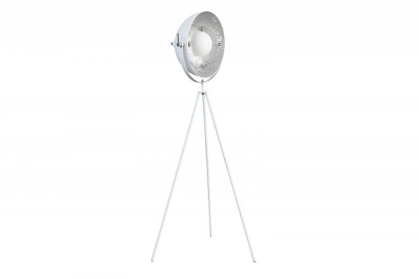 Stojanová lampa Studio 140cm bílá stříbrná