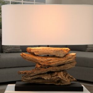 Stolová lampa - Naplavené dřevo Riverine přírodní