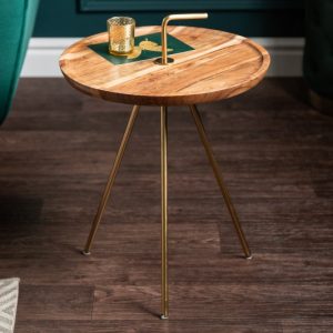 Konferenční stolek SimplyClever 41cm Akát zlatá