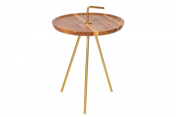 Konferenční stolek SimplyClever 41cm Akát zlatá