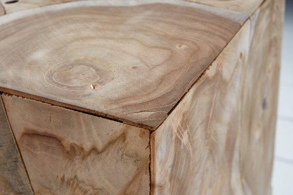 Konferenční stolek Square 30cm Teakové dřevo