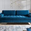 Sofa Cozy Velvet 225cm aquablue Samet