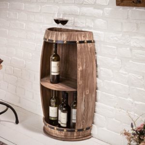Regál na víno Bodega halb 79cm přírodní