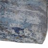 Bodenkissen Abstrakt 70cm blau béžová