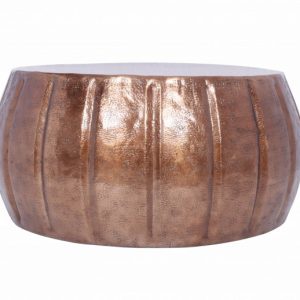 Konferenční stolek Marrakesch 65cm Hlíník meď