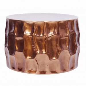 Konferenční stolek Organic Orient 55cm Hlíník meď
