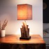 Stolová lampa Pure Nature 45cm hnědá Železoholz