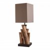 Stolová lampa Pure Nature 45cm hnědá Železoholz