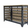 Weinschrank Bodega 127cm Pinienholz přírodní