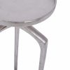 Konferenční stolek Abstract set 2ks Hlíník stříbrná