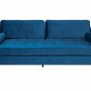 Sofa Cozy Velvet 225cm aquablue Samet