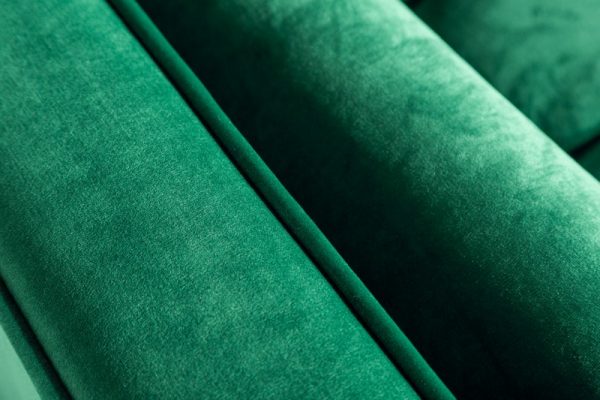 Sofa Cozy Velvet 225cm smaragdzelená Samet