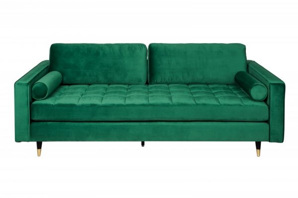 Sofa Cozy Velvet 225cm smaragdzelená Samet