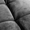 Sofa Cozy Velvet 225cm šedá Samet