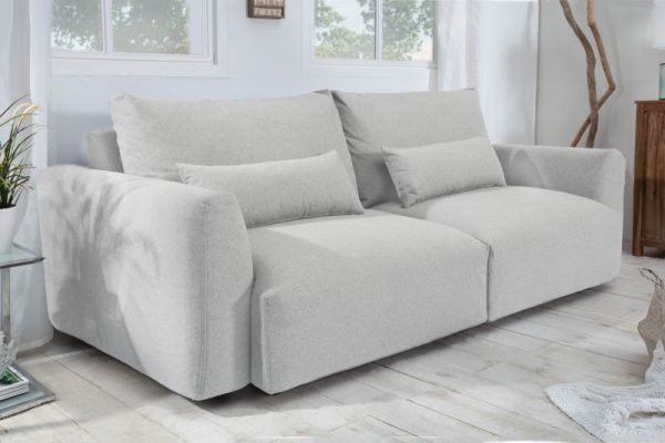 Sofa Hamptons 3er 240cm Struktura materiálu greige