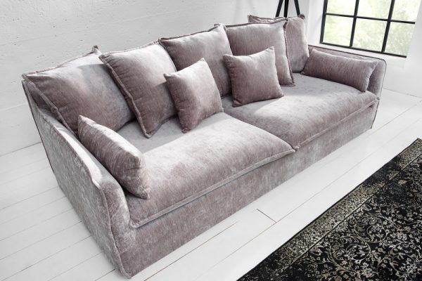 Sofa Heaven 3er taupe Samet