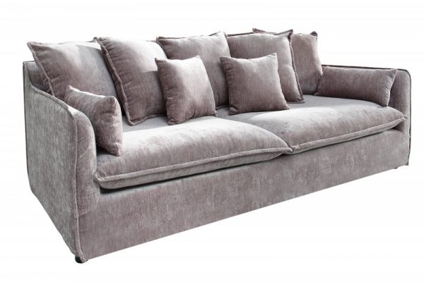 Sofa Heaven 3er taupe Samet