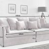 Sofa Heaven 3er taupe Samet