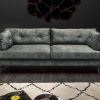 Sofa Marvelous 220cm dunkelzelená Samet