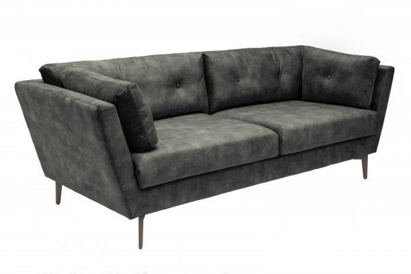 Sofa Marvelous 220cm dunkelzelená Samet