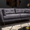 Sofa Marvelous 220cm šedá Samet