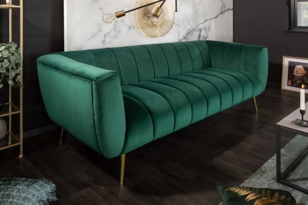 Sofa Noblesse 225cm smaragdzelená