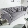 Sofa Paris II 230cm šedá Struktura materiálu