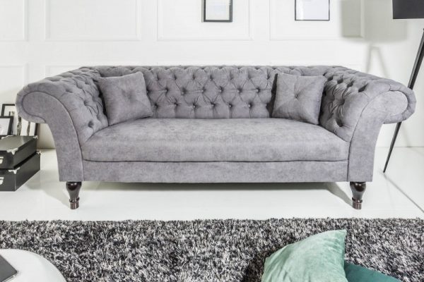 Sofa Paris II 230cm šedá Struktura materiálu