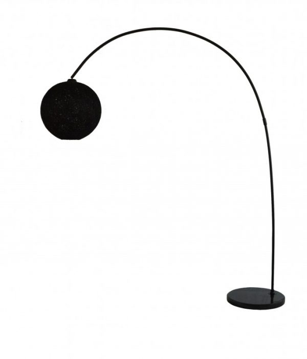 Stojanová lampa Cocooning 185cm černá